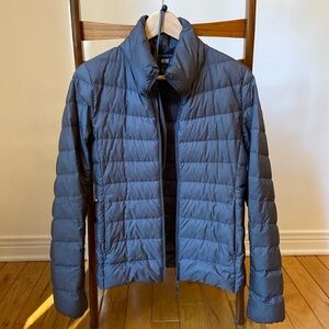 Uniqlo Grey Ultra Light Down Jacket Size Small